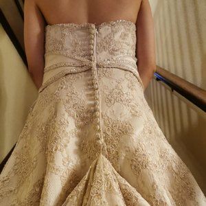 Alfred Sung Wedding Dress Size 4